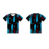 Blue Tech Gradient Custom Gaming Esports Jersey