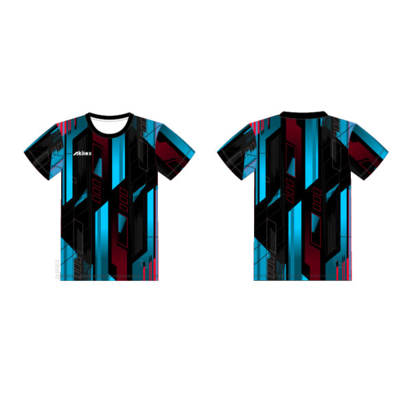 Blue Tech Gradient Custom Gaming Esports Jersey