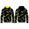 Black Green Custom Sublimated Gaming Hoodie
