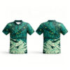 Custom Printed Polo Shirt Pink Geometric Sublimation Top