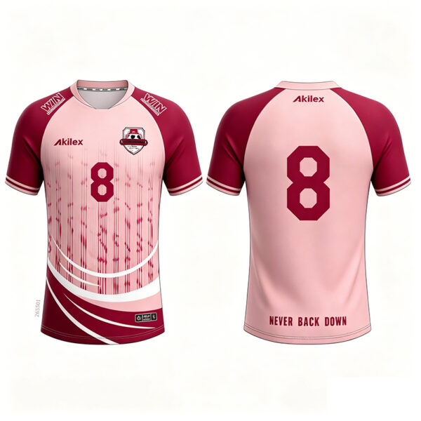 Red Custom Women's Soccer Jersey | Personalized Football Team Kit