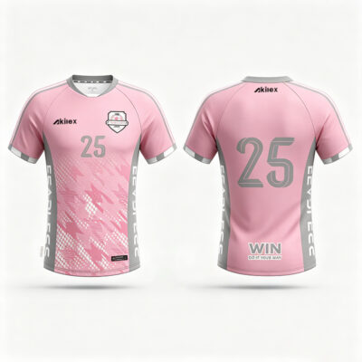 Pink Custom Women's Soccer Jersey | Personalized Football Team Shirt