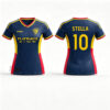 Red Custom Women's Soccer Jersey | Personalized Football Team Kit