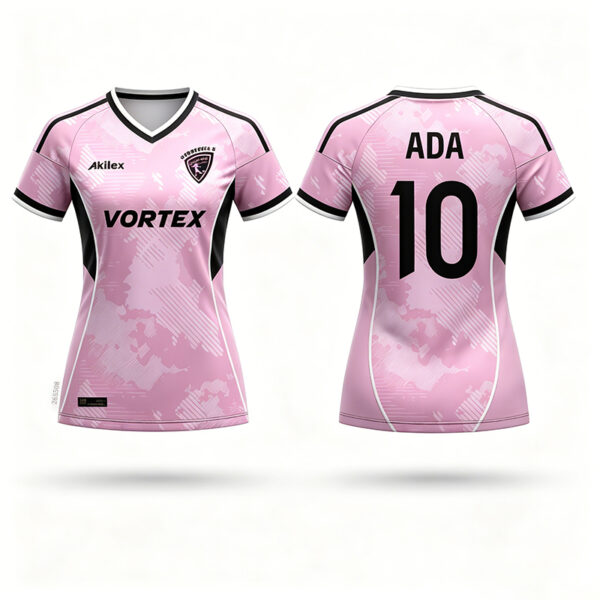 Red Custom Women's Soccer Jersey | Personalized Football Team Kit