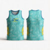 Blue Custom Sublimated Tank Top | Sleeveless Athletic Jersey