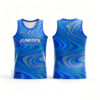 Blue Custom Sublimated Tank Top | Sleeveless Athletic Jersey