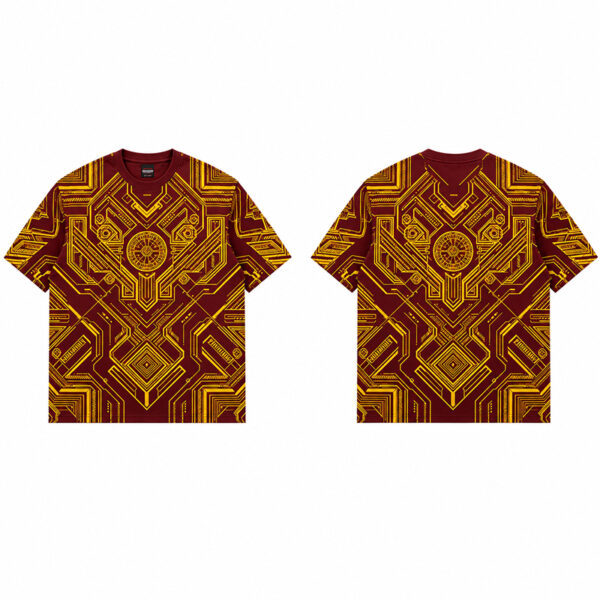 All Over Print Flag Graphic T-Shirt