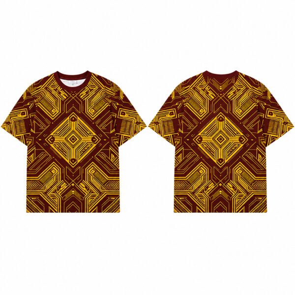 All Over Print Flag Graphic T-Shirt