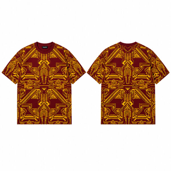 All Over Print Flag Graphic T-Shirt