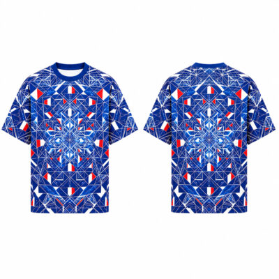 Custom Sublimation T-Shirts Abstract All Over Print Tees