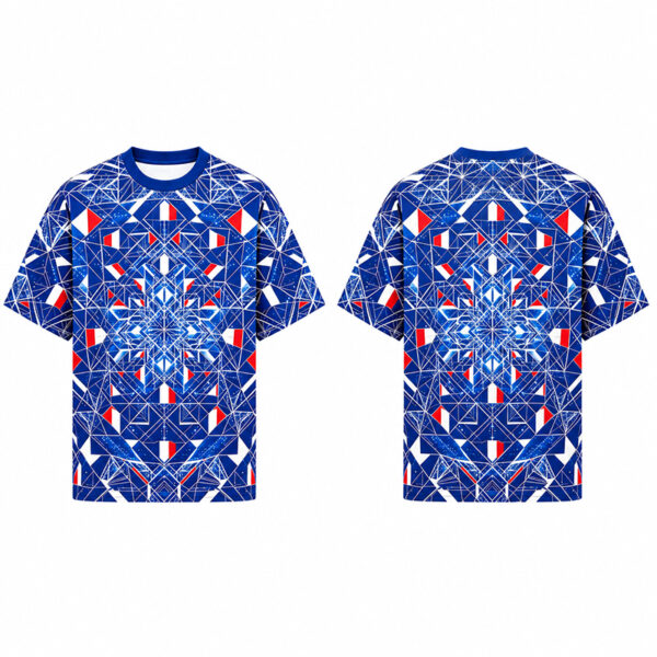 Custom Sublimation T-Shirts Abstract All Over Print Tees