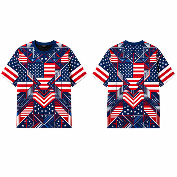Custom Sublimation T-Shirts Graphic All Over Print Tees