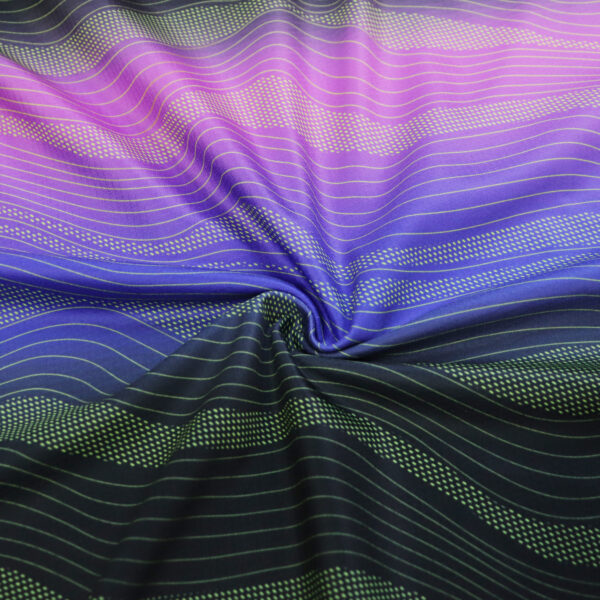 NO SIGNAL Purple Gradient Oversized Sublimated Streetwear T-Shirt