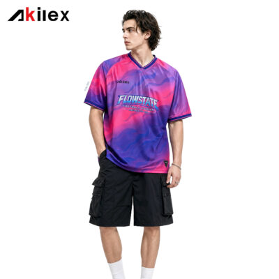 FLOWSTATE Pink Purple Sublimated Oversized Fashion T-Shirt