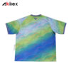 FLOWSTATE Green Blue Gradient Sublimated Oversized Streetwear T-Shirt