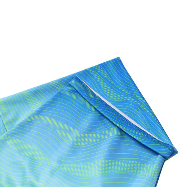OUTSIDERS Sky Blue All-Over Print Oversized Streetwear T-Shirt