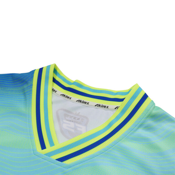 OUTSIDERS Sky Blue All-Over Print Oversized Streetwear T-Shirt