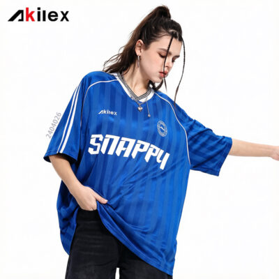 Custom Soccer Jersey Sublimation Retro Sportswear Tee
