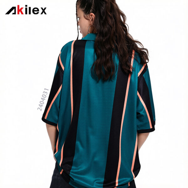 Custom Collared Soccer Jersey Sublimation Sportswear Tee
