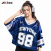 Custom Football Jerseys Sublimation Streetwear Tees