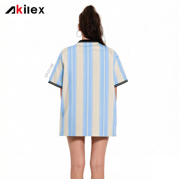 Dye Sublimation Shirts Custom - Blue Womens Streetwear Jersey