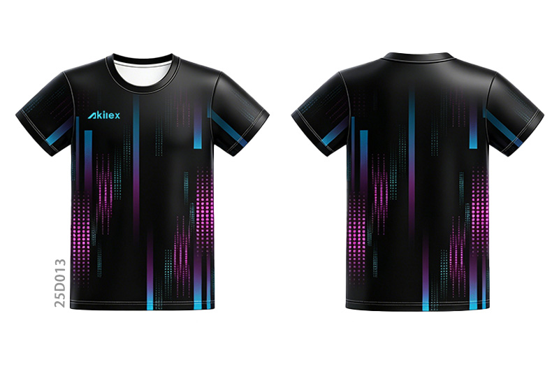 Blue Black Geometric Custom Sublimated Esports Jersey - photo 6