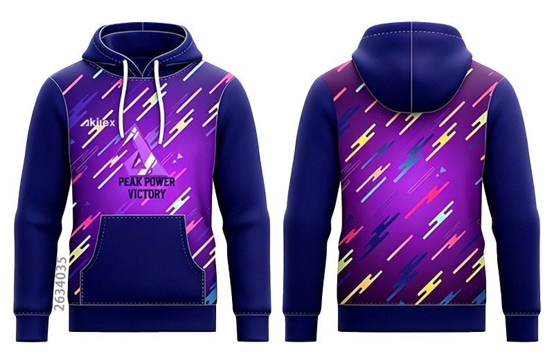 Purple Custom Sublimated Esports Pullover Hoodie - photo 5