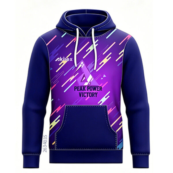 Purple Custom Sublimated Esports Pullover Hoodie