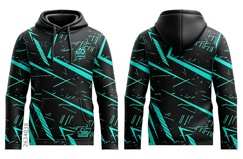 Purple Custom Sublimated Esports Pullover Hoodie - photo 3