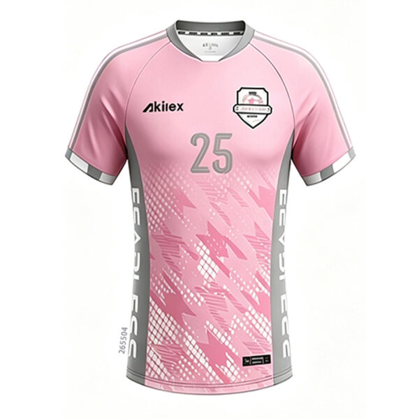 Pink Custom Women s Soccer Jersey - Personalized Football Team Shirt