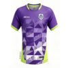 Purple Geometric Women s Soccer Jersey - Custom Sublimated Uniform