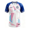 White Blue Women s Soccer Jersey - Custom Sublimated Teamwear