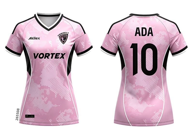 Purple Pink Women s Soccer Jersey - Custom Sublimated Football Shirt - photo 5