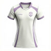 White Purple Women s Soccer Jersey - Personalized Soccer Team Kit