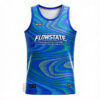 Blue Custom Sublimated Tank Top - Sleeveless Athletic Jersey