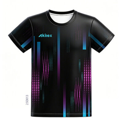 26D013 Black Neon Gradient Custom Esports Gaming Jersey