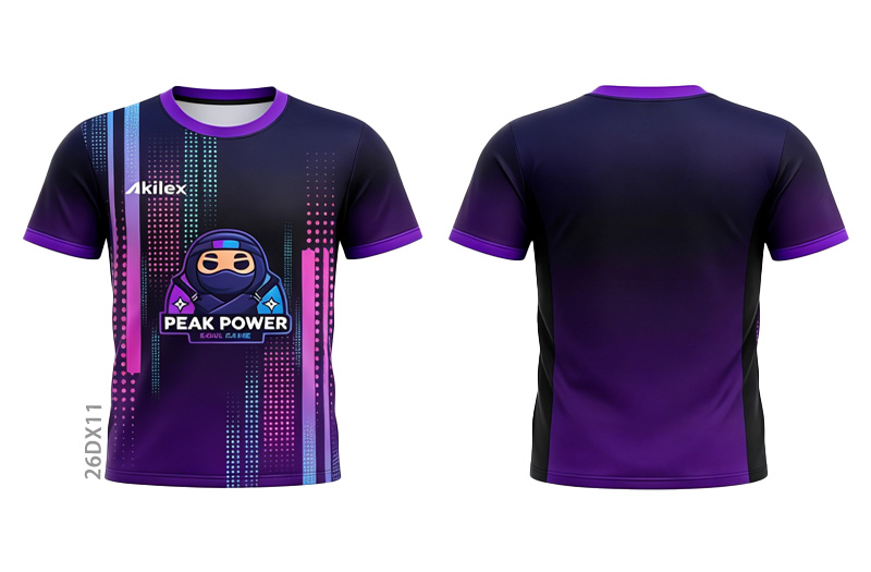 Blue Black Geometric Custom Sublimated Esports Jersey - photo 5