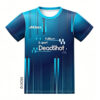 Blue Tech Gradient Custom Gaming Esports Jersey