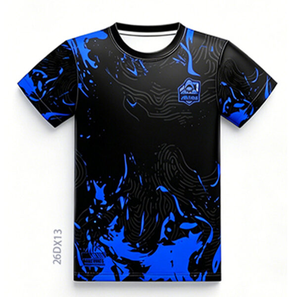 Black Blue Camo Custom Sublimated Esports Jersey