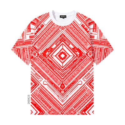 All Over Print Graphic T - Shirt - Sublimation Casual Tee