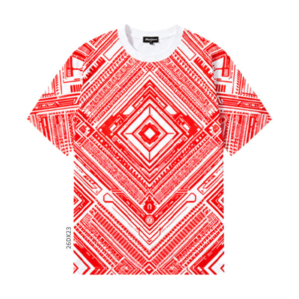 All Over Print Graphic T - Shirt - Sublimation Casual Tee