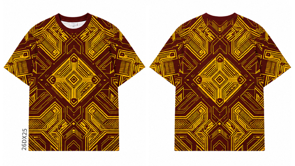 All Over Print Flag Graphic T - Shirt - photo 3