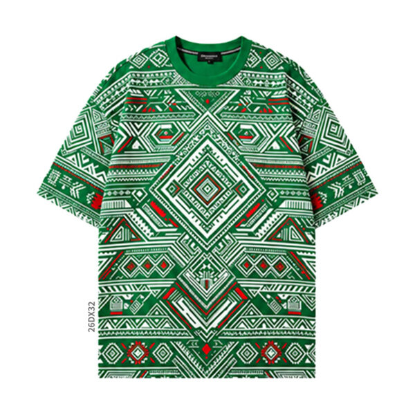 All Over Print Flag Graphic T - Shirt - product view 9