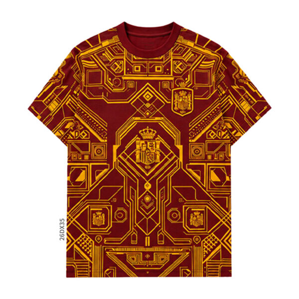 Custom Sublimation T - Shirts Abstract All Over Print Tees - product view 6