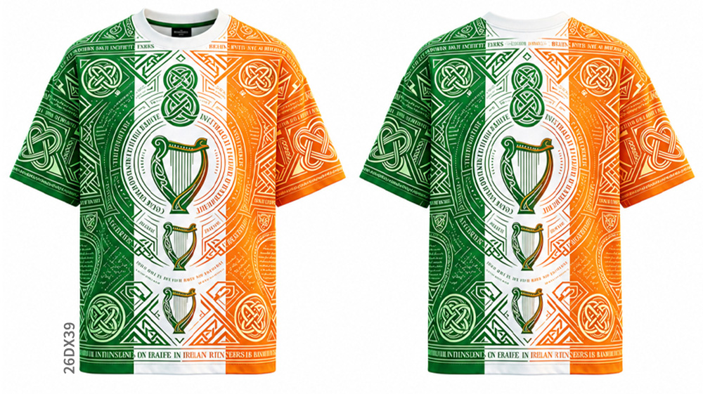 All Over Print Flag Graphic T - Shirt - photo 1