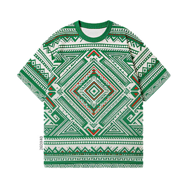 All Over Print Flag Graphic T - Shirt - product view 1