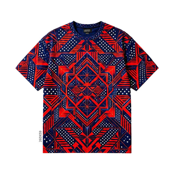 Sublimation Print T - Shirt - Custom All Over Print Tee - product view 4
