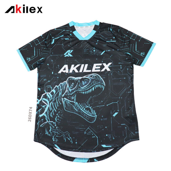 Custom Esports Jersey - Sublimated Gaming Shirt V-neck