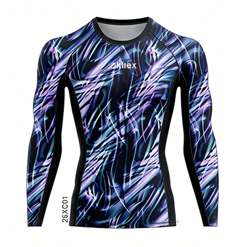 Custom Sublimated Long Sleeve Compression Shirt Pro Fit