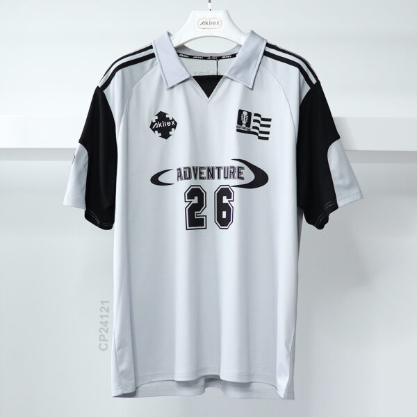Custom Sublimation Polo Shirts Retro Streetwear Tee